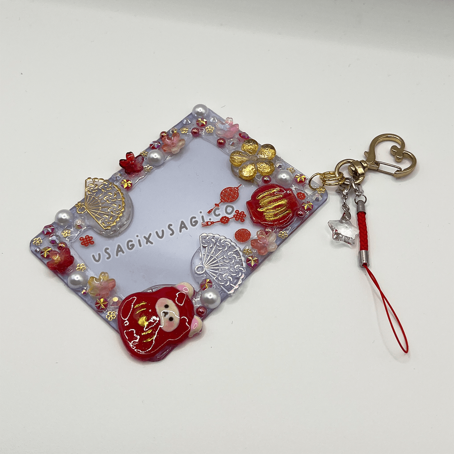 BEAR DARUMA { WHITE } DECODEN TOPLOADER - Usagi x Usagi, LLC - Accessories
