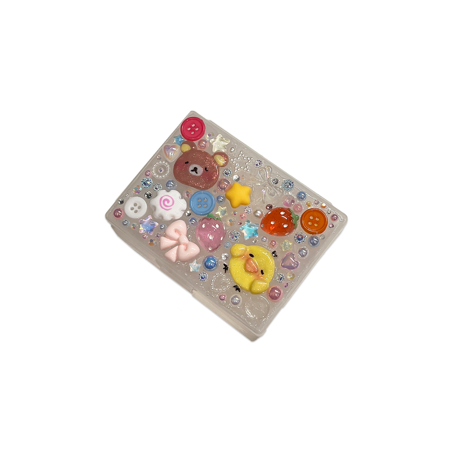 KUMA FRIENDS STRAWBERRY DECODEN TRINKET BOX - ADJUSTABLE POCKETS