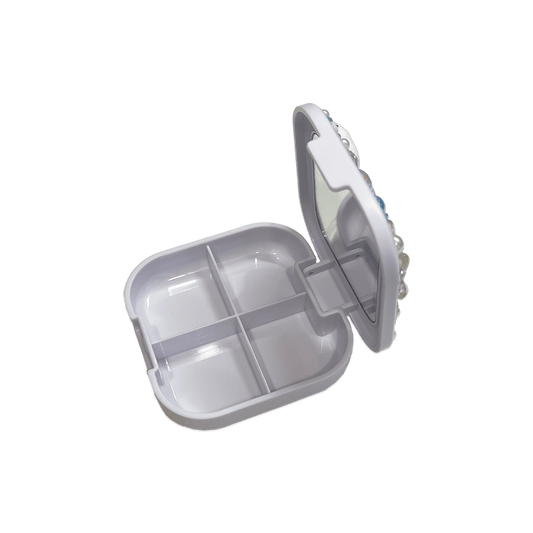 BLUE KITTY BABY DECODEN SQUARE COMPACT MIRROR - Usagi x Usagi, LLC - Accessories