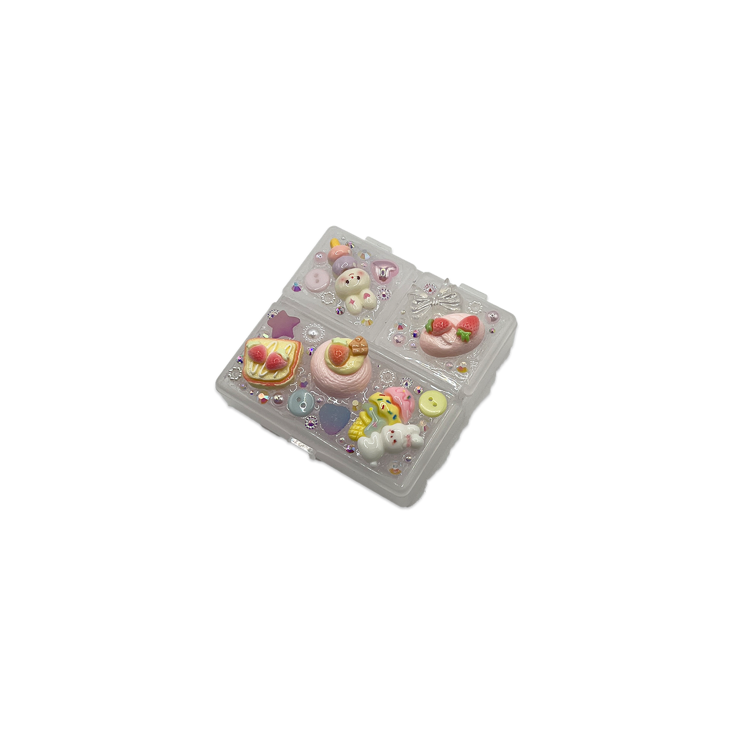 BUNNY SWEETS DECODEN TRINKET BOX - 3 POCKET