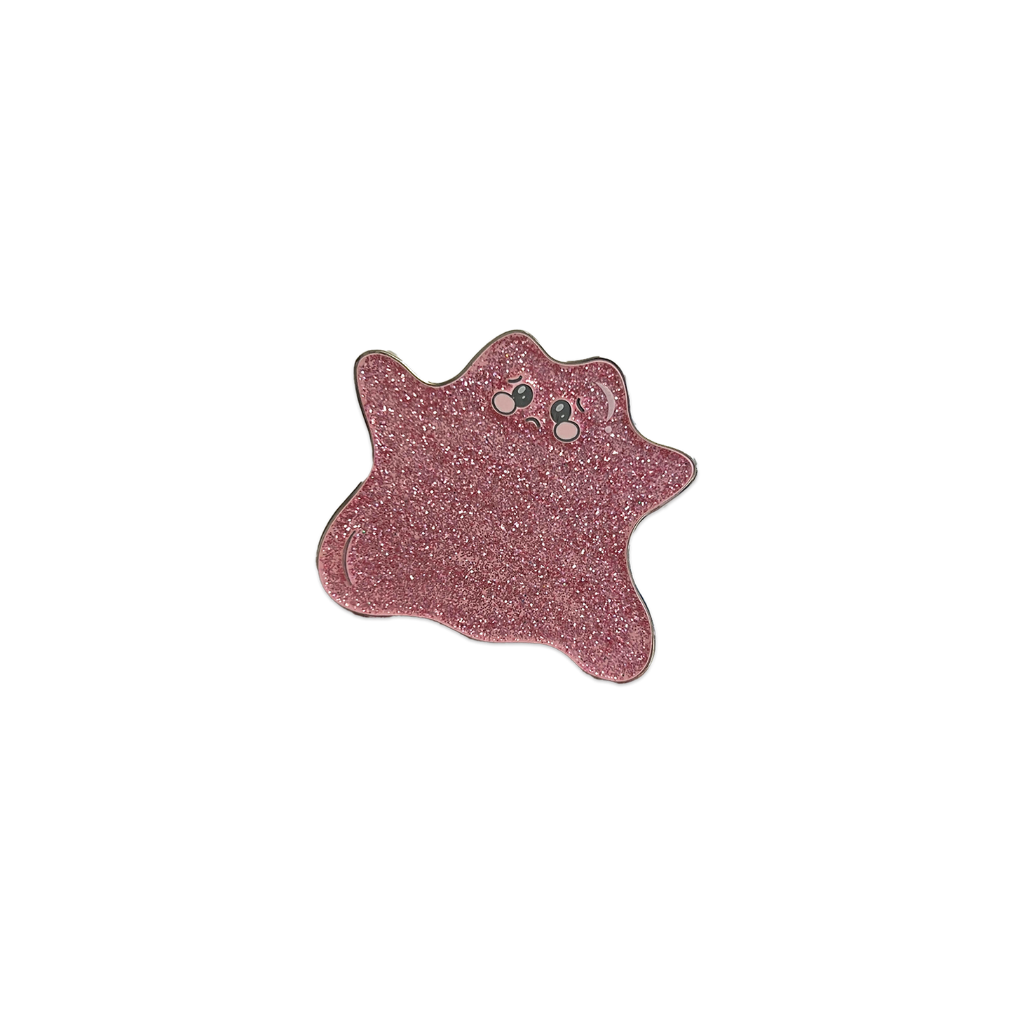 CURSED CRYBABY ENAMEL PIN - GLITTERY FINISH