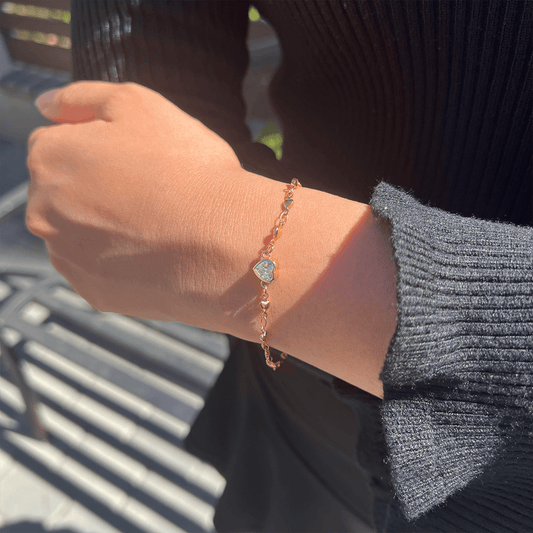 DAINTY { GOLD } SOFT LOVER BRACELET — kawaii Jewelry by Usagi x Usagi, LLC, cute decorative accessory
