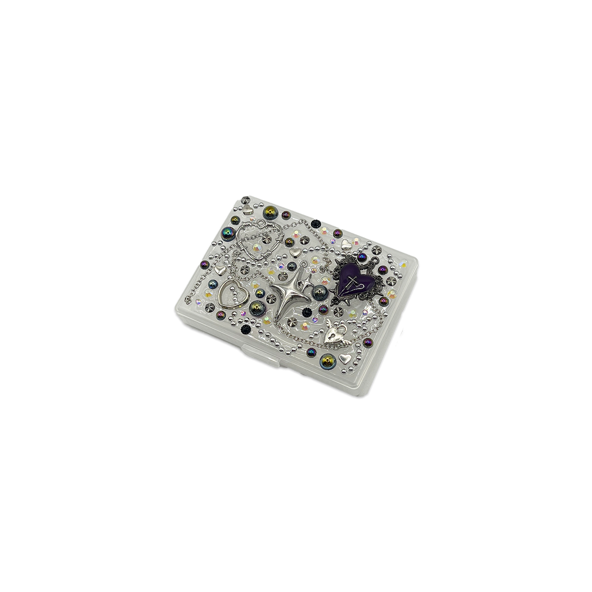 GOTHIC HEARTS TRINKET BOX - ADJUSTABLE POCKETS