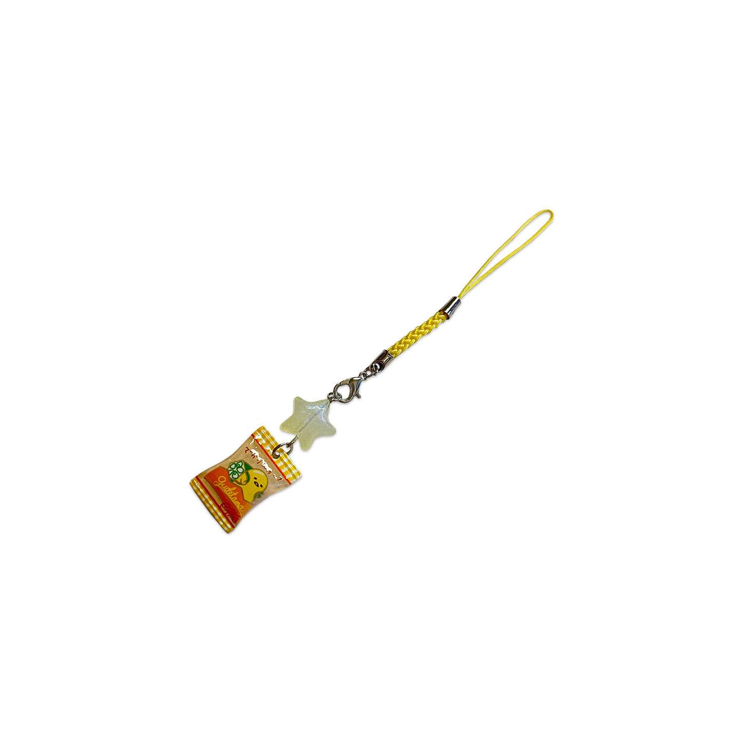 LAZY EGG SNACK PHONE CHARM