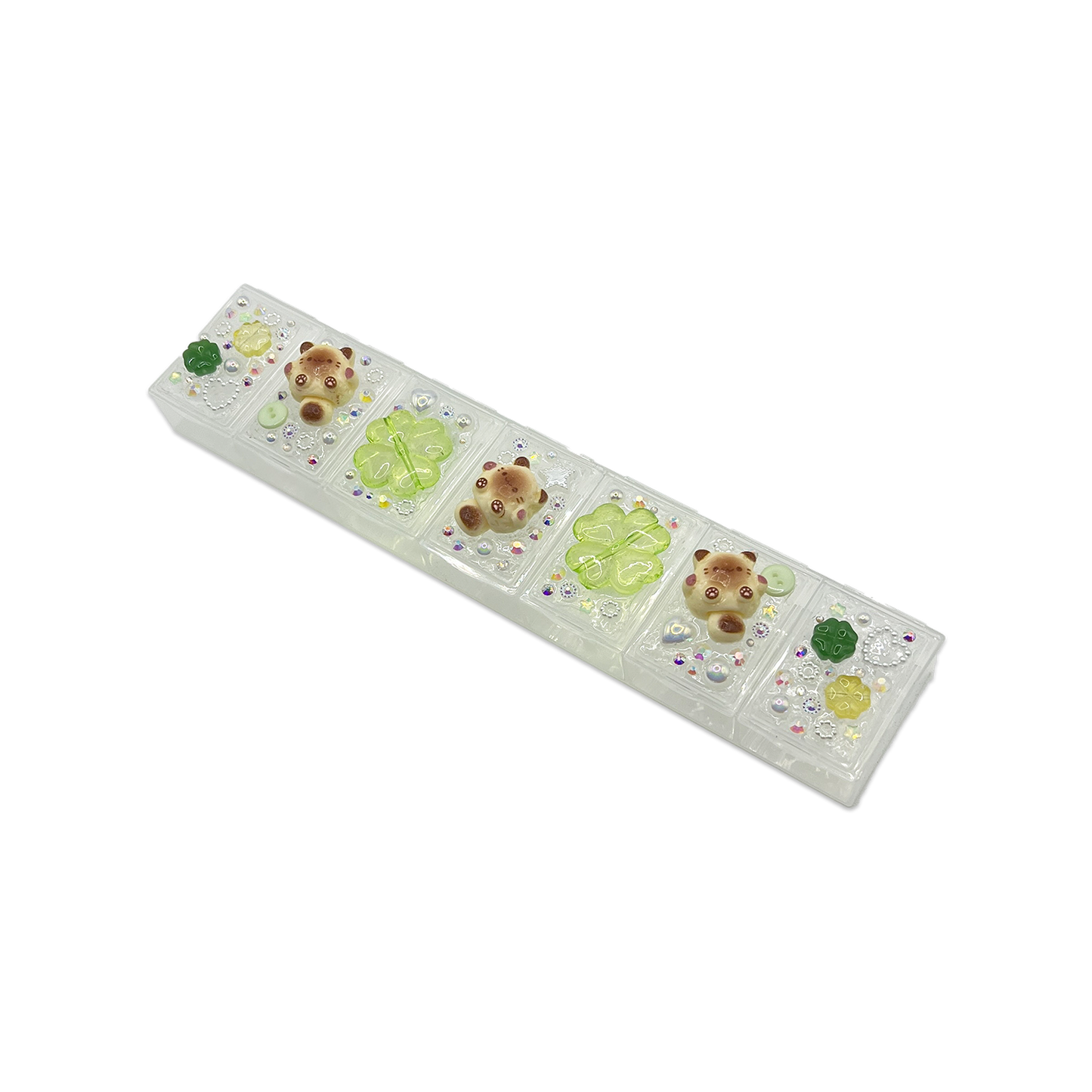 LUCKY KITTY CHARM DECODEN TRINKET BOX - WEEKLY ( 7 DAYS )