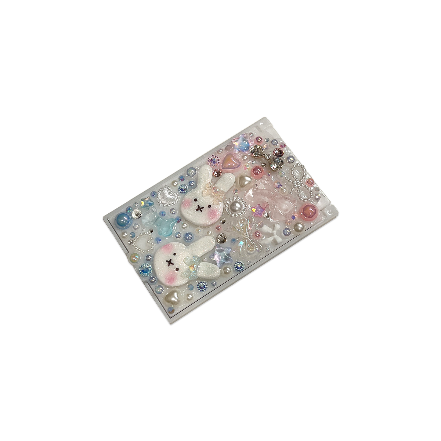 BUNNY BOW { PINK / BLUE } DECODEN POCKET MIRROR