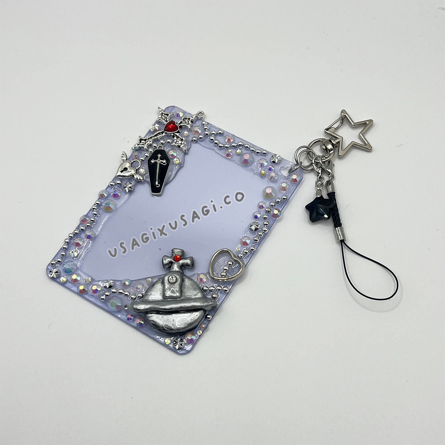 GOTH BESTIE { SILVER CHROME } - BLACK DECODEN TOPLOADER