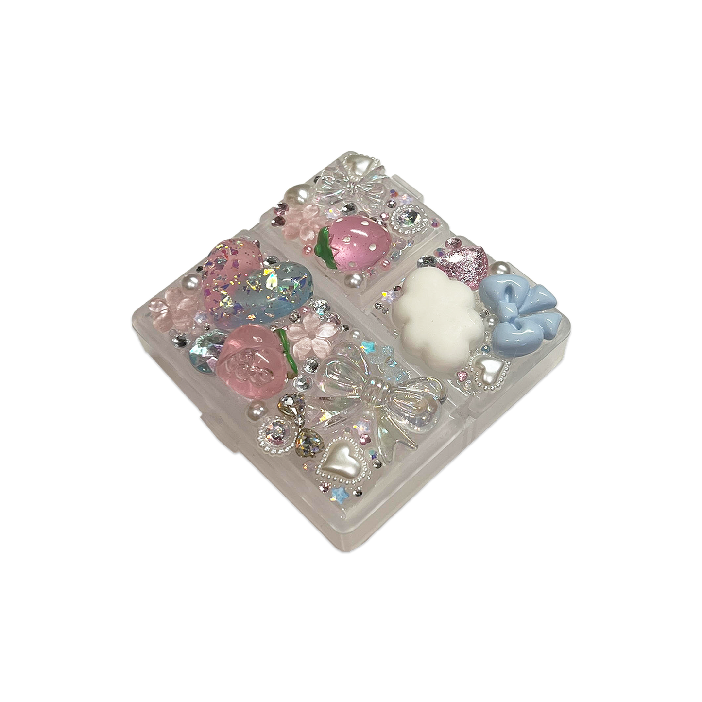 PASTEL DREAMS { BLUE / PINK } DECODEN TRINKET BOX - 3 POCKET