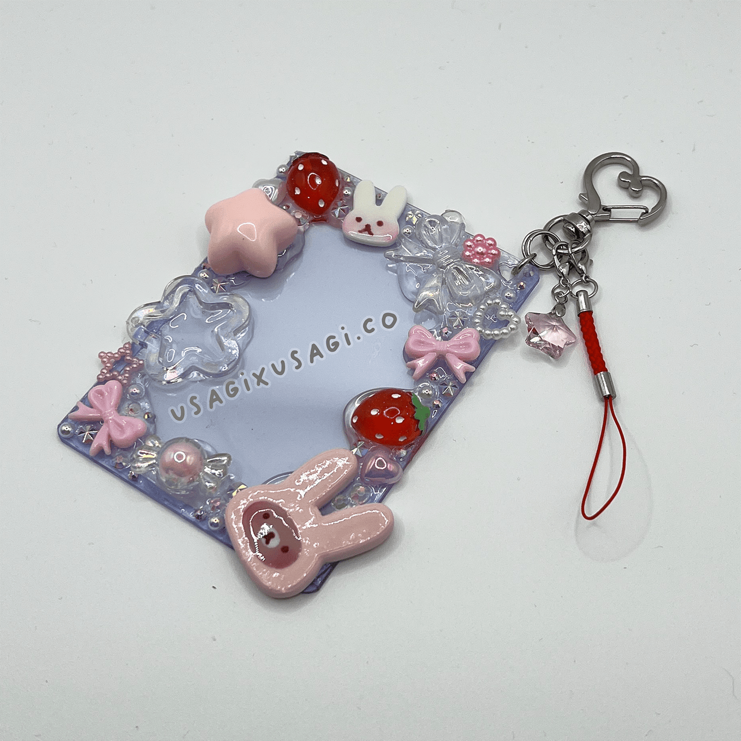 PINK STRAWBUNNY DECODEN TOPLOADER - Usagi x Usagi, LLC - Accessories