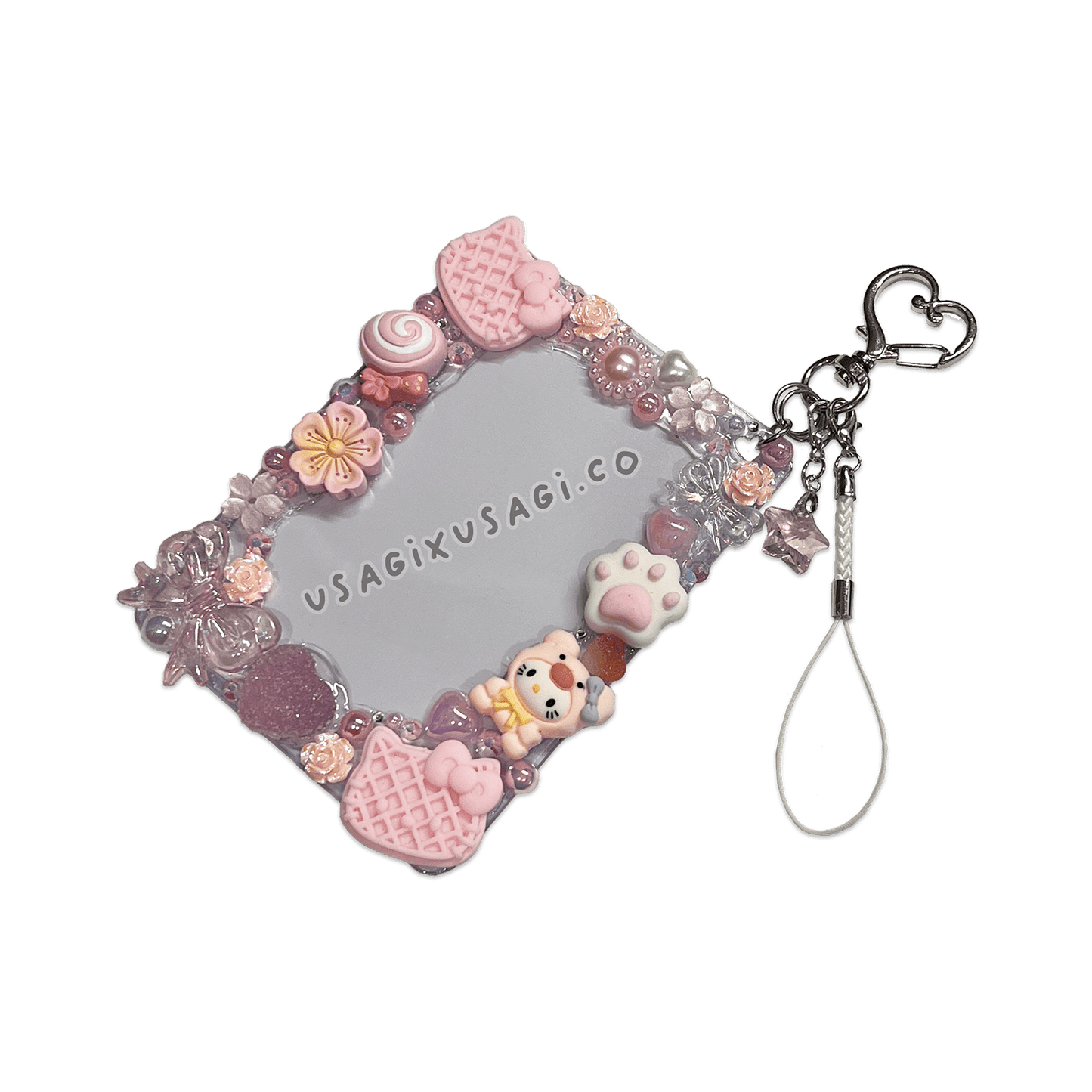 PINK WAFFLE KITTY GARDEN DECODEN TOPLOADER - Usagi x Usagi, LLC - Accessories