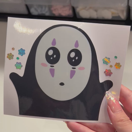 NO FACE PEEKER VINYL STICKER