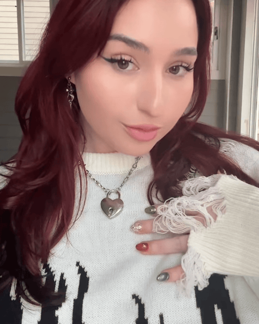 SOFT BUT DEADLY BARBED HEART NECKLACES { SILVER HEART LOCKET } - Usagi x Usagi, LLC - Jewelry