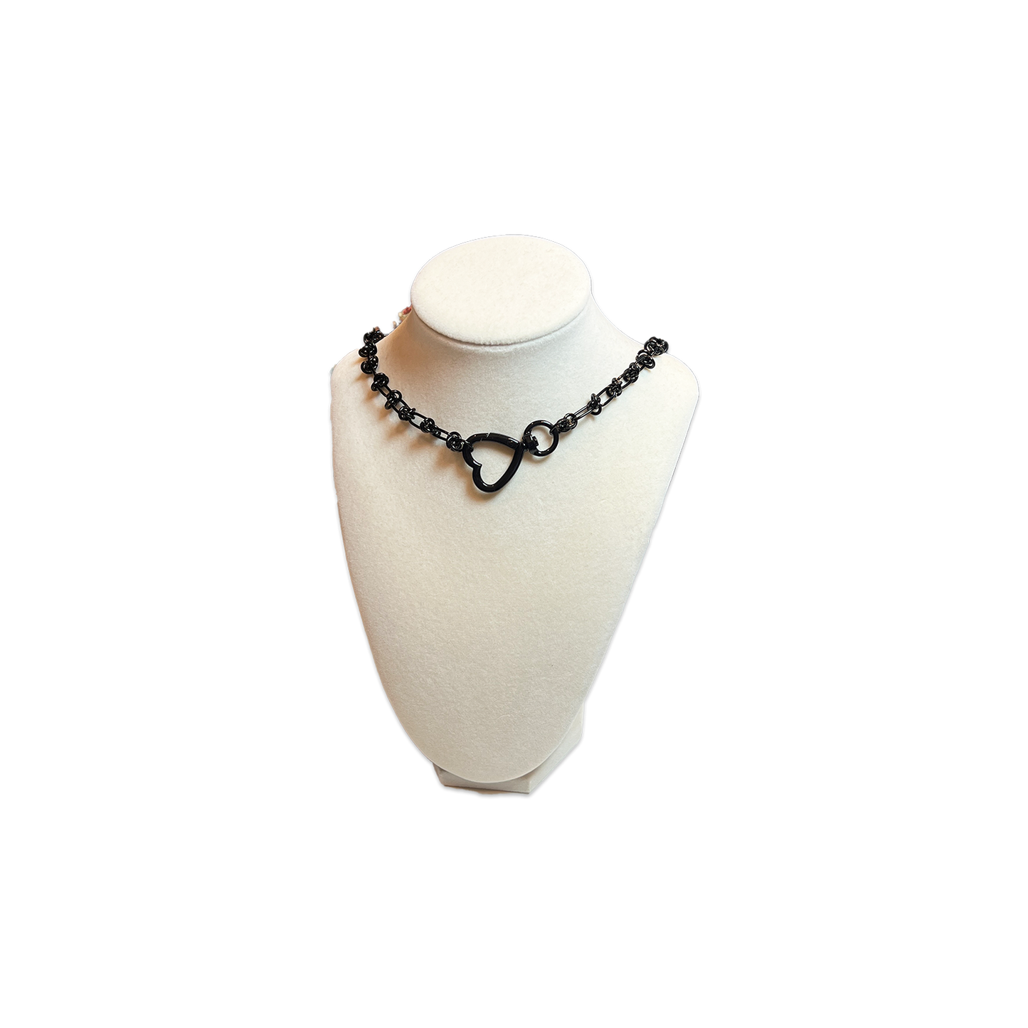 SOFT BUT DEADLY BARBED HEART NECKLACES { STAINLESS STEEL } - ETERNAL DARK HEARTS