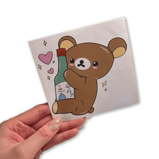 SOJU KUMA VINYL STICKER - Usagi x Usagi, LLC - Stickers