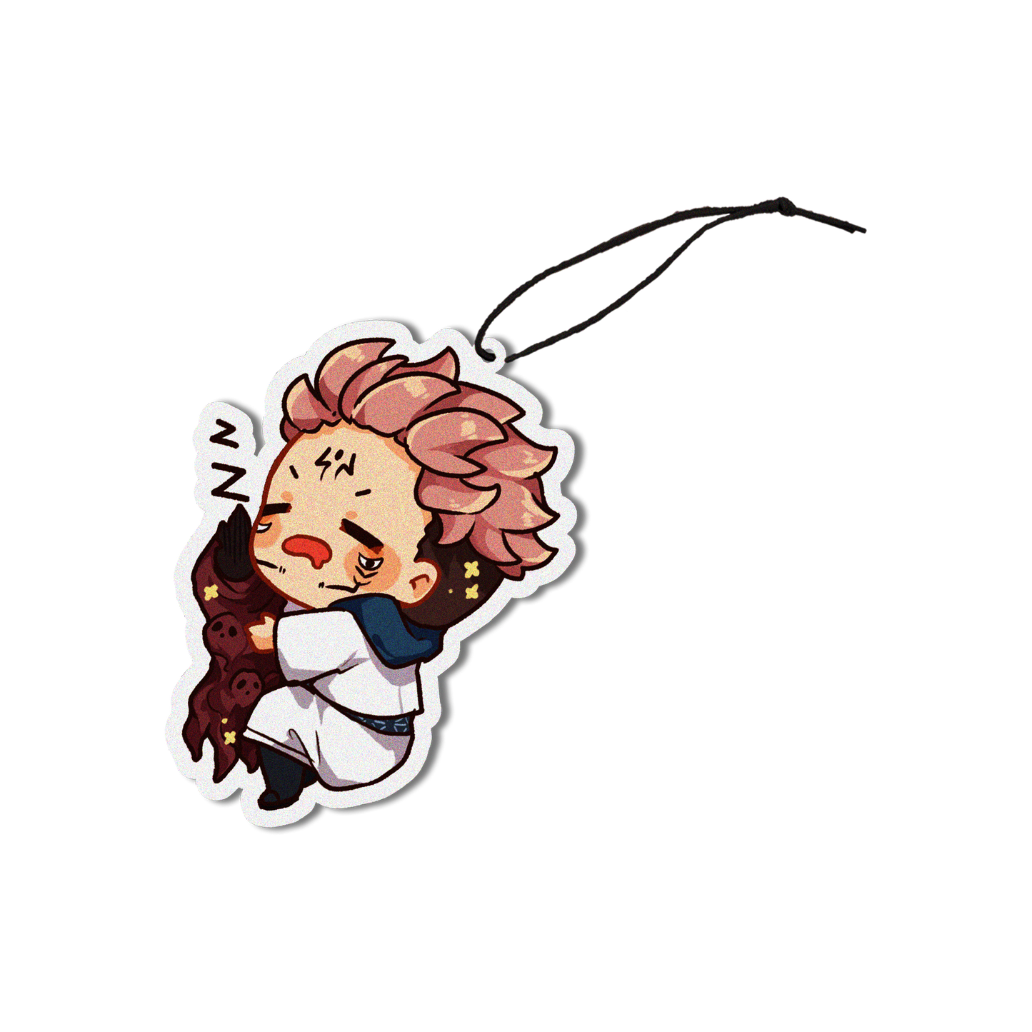 SUKUNA RYOMEN CAR AIR FRESHENER { JUJUTSU KAISEN } - BLACK ICE