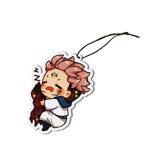 SUKUNA RYOMEN CAR AIR FRESHENER { JUJUTSU KAISEN } - BLACK ICE