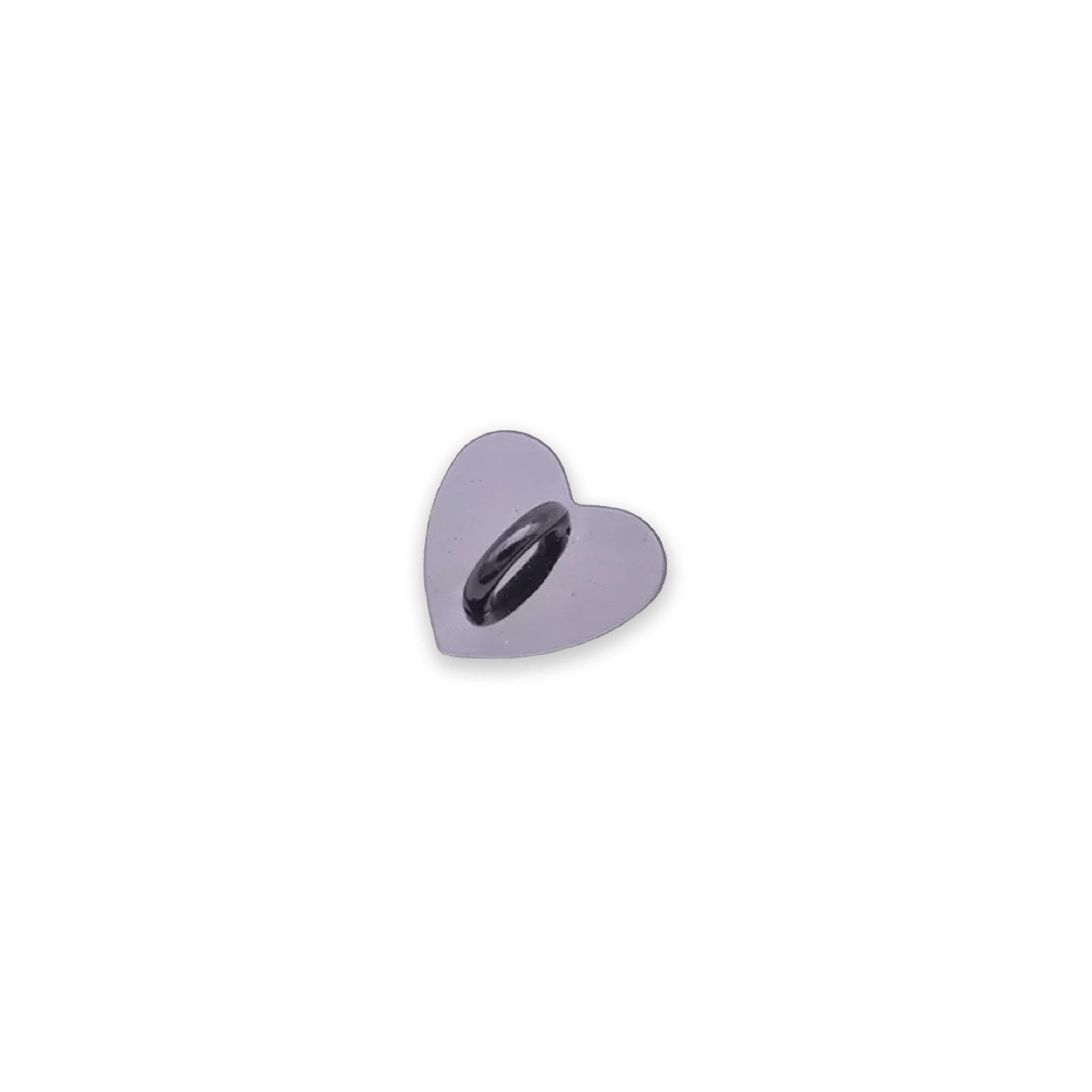 Usagi x Usagi Accessories Black Chrome HEART PHONE HOOKS HEART PHONE HOOKS