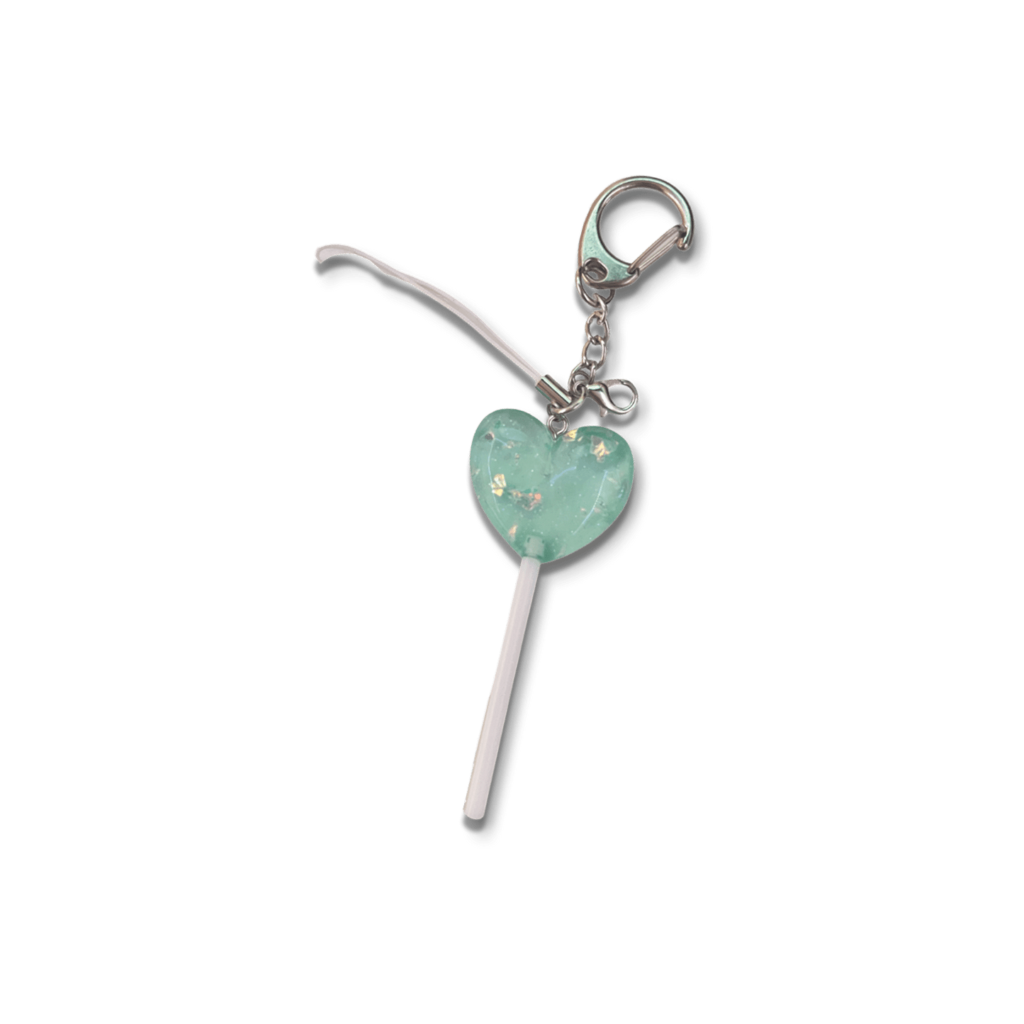 Usagi x Usagi Keychains BIG Blue Glitter Lollipop Regular Charm with Chain SWEET TREATS COLLECTION ♡ BLUE SWEET TREATS COLLECTION ♡ BLUE