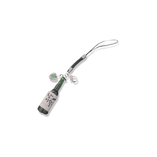 Usagi x Usagi Keychains BLACK BRAIDED STRAP SOJU HEART PHONE CHARMS SOJU HEART PHONE CHARMS
