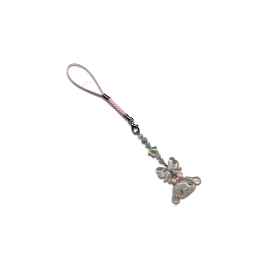 Usagi x Usagi Keychains GLITTERY CINNAMOROLL SPECIALTY PHONE CHARM GLITTERY CINNAMOROLL SPECIALTY PHONE CHARM