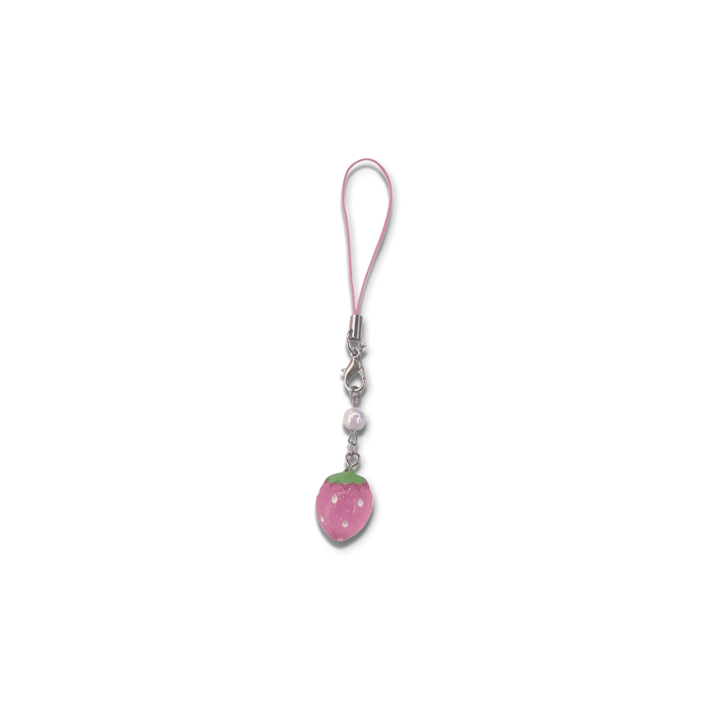 Usagi x Usagi Keychains SM Pink Strawberry Charm STRAWBERRY CHARMS STRAWBERRY CHARMS