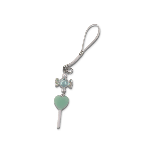 Usagi x Usagi Keychains SMALL Opaque Blue Lolli Braided Charm with Candy SWEET TREATS COLLECTION ♡ BLUE SWEET TREATS COLLECTION ♡ BLUE
