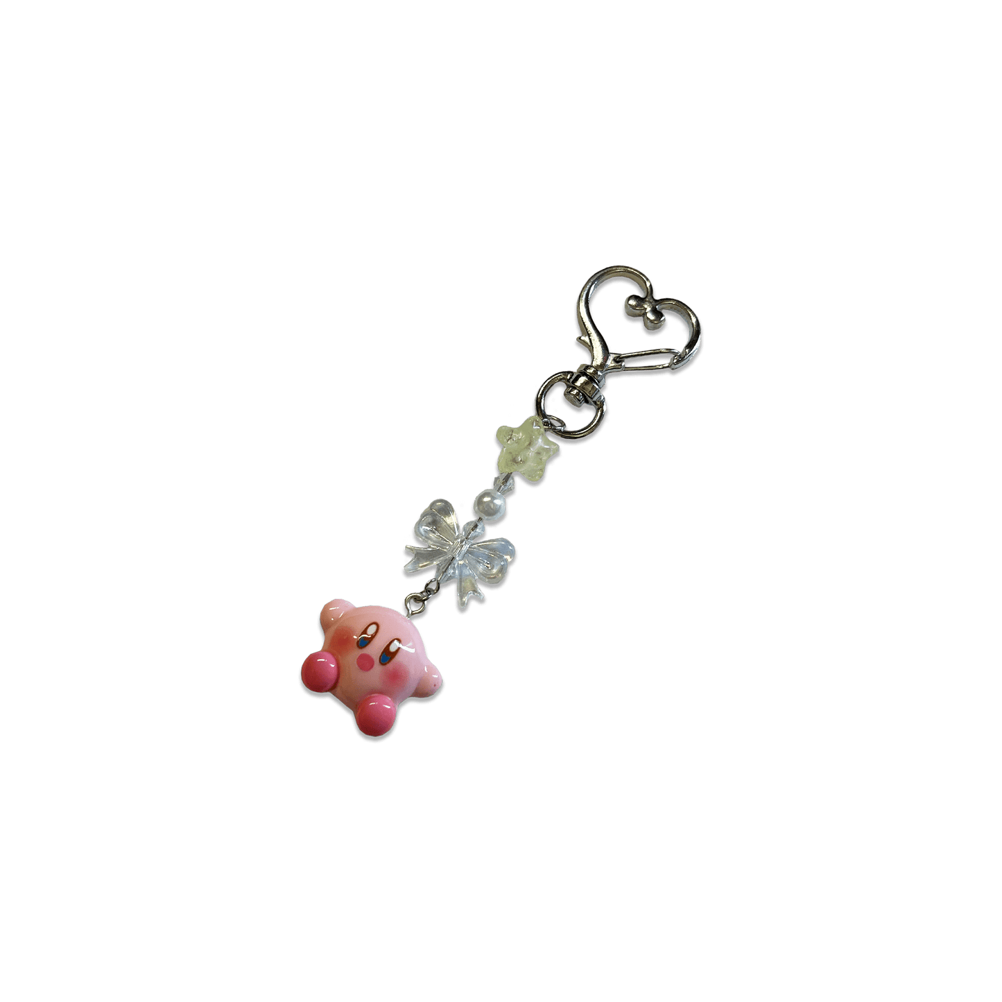 Usagi x Usagi, LLC Keychains KIRBY STAR SPECIALTY KEYCHAIN KIRBY STAR SPECIALTY KEYCHAIN