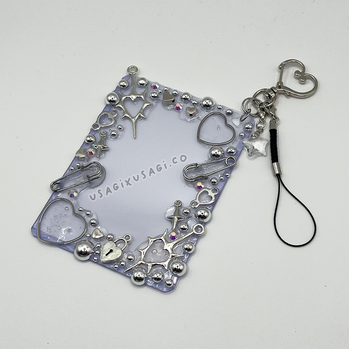 Y2K CHROME METAL LOVE DECODEN TOPLOADER