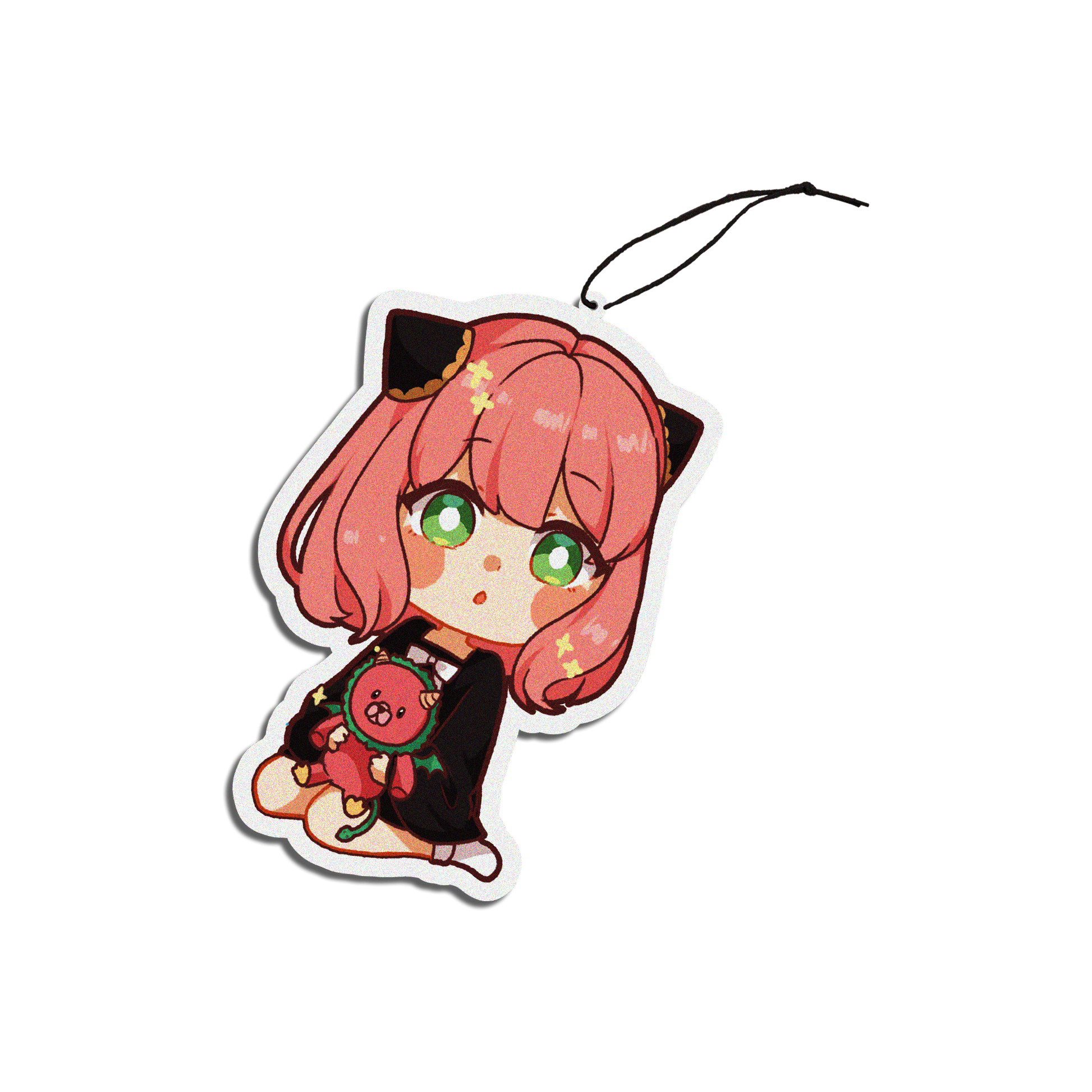 ANYA PLUSHIE CAR AIR FRESHENER - STRAWBERRY — kawaii Air Freshener by Usagi x Usagi, LLC, cute decorative accessory