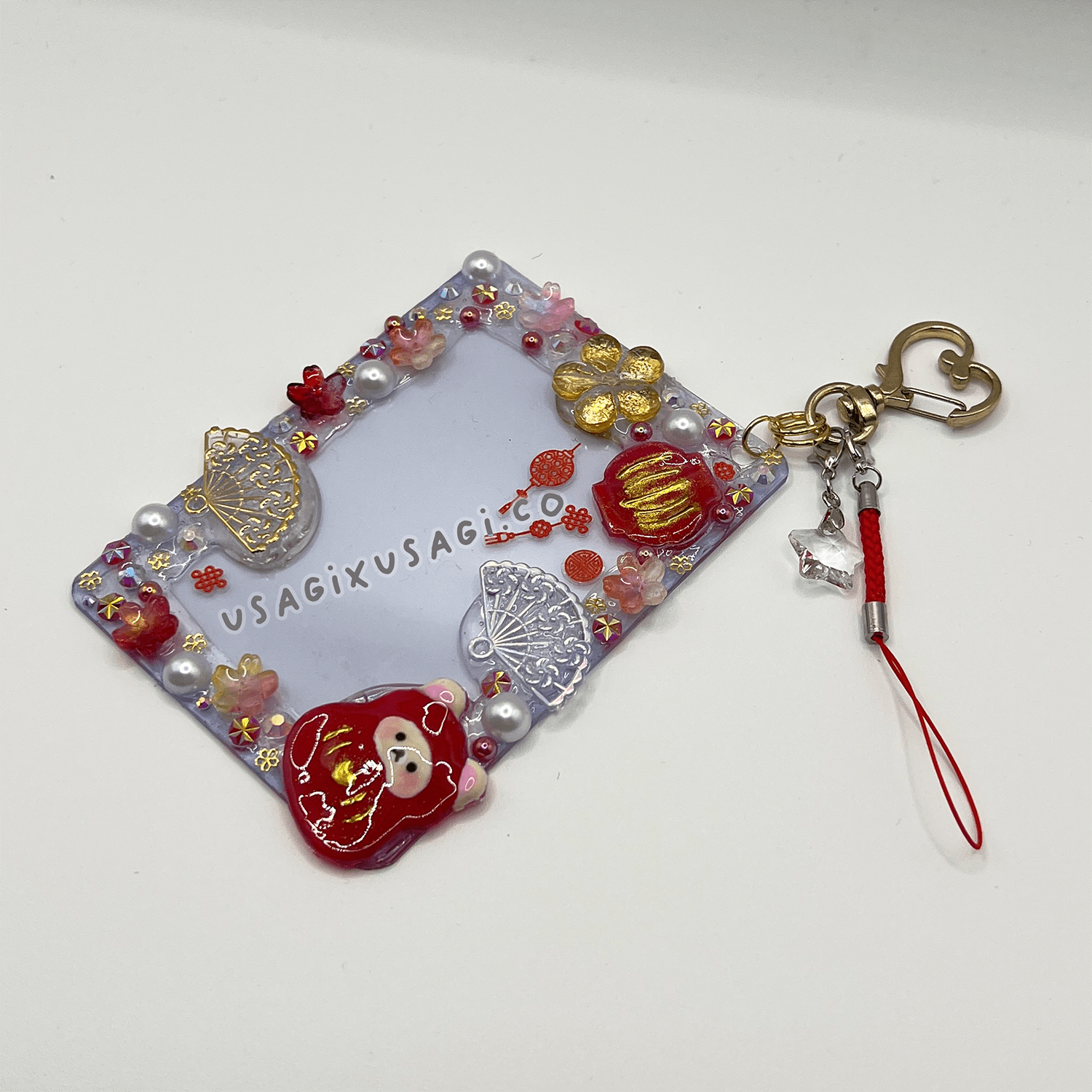BEAR DARUMA { WHITE } DECODEN TOPLOADER - Usagi x Usagi, LLC - Accessories