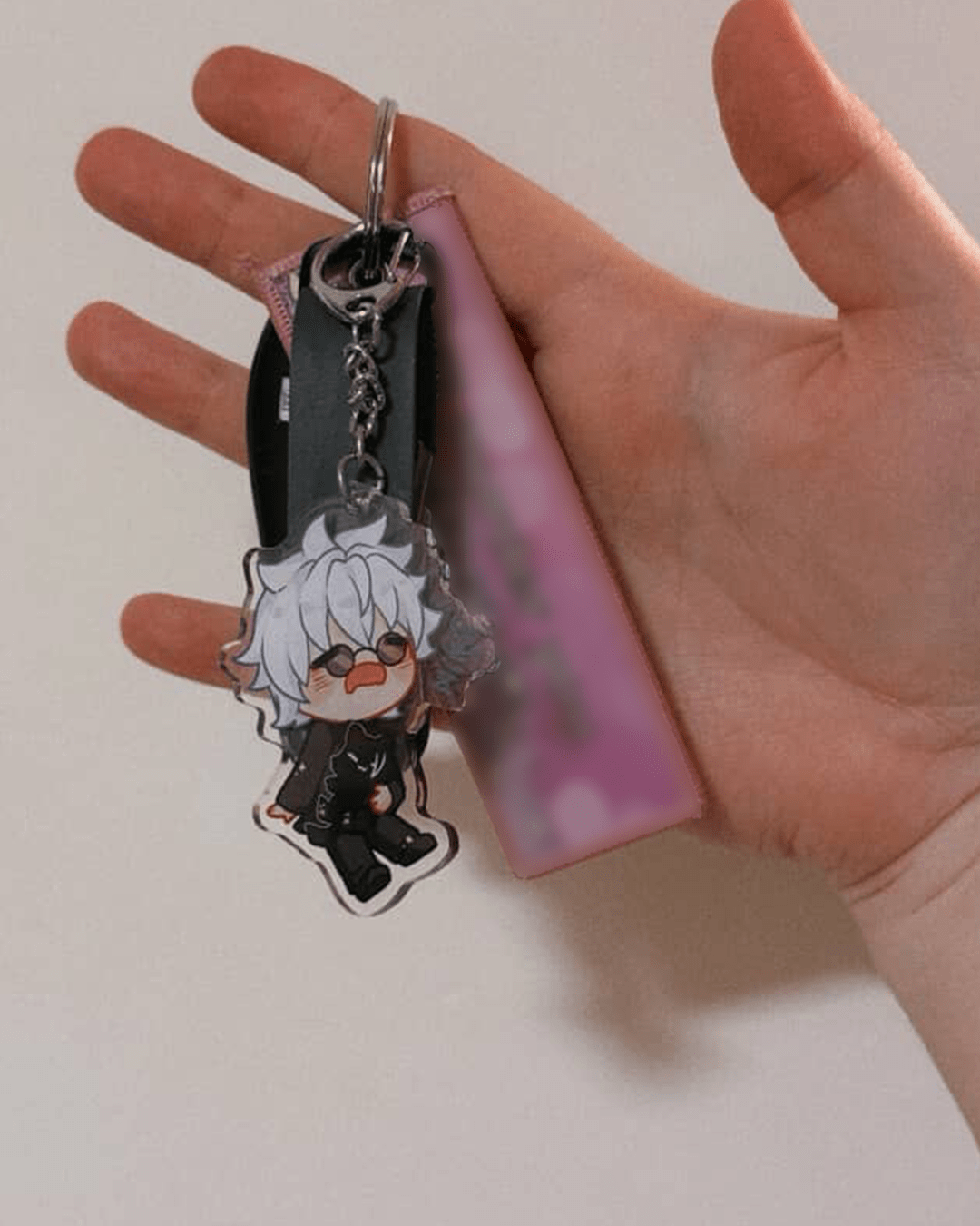 BLINDFOLD BAE ACRYLIC KEYCHAIN - Usagi x Usagi, LLC - Keychains