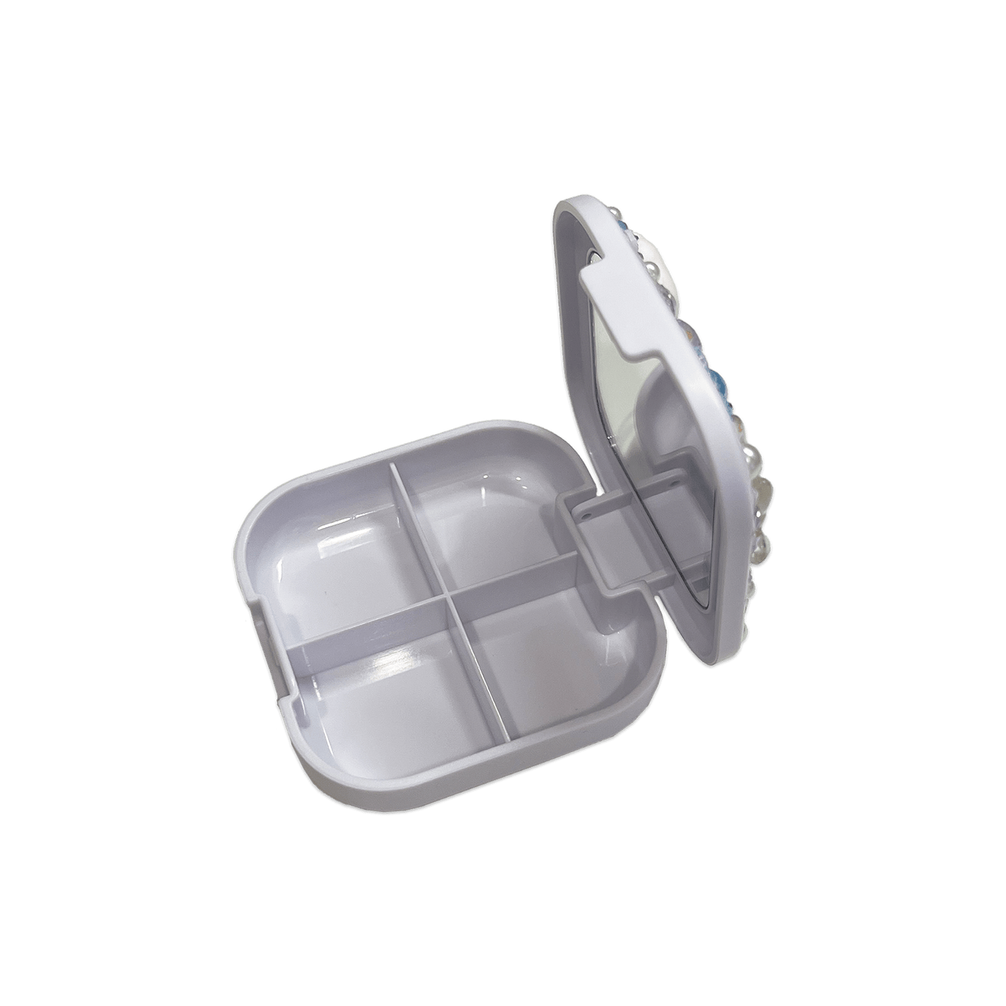 BLUE KITTY BABY DECODEN SQUARE COMPACT MIRROR - Usagi x Usagi, LLC - Accessories