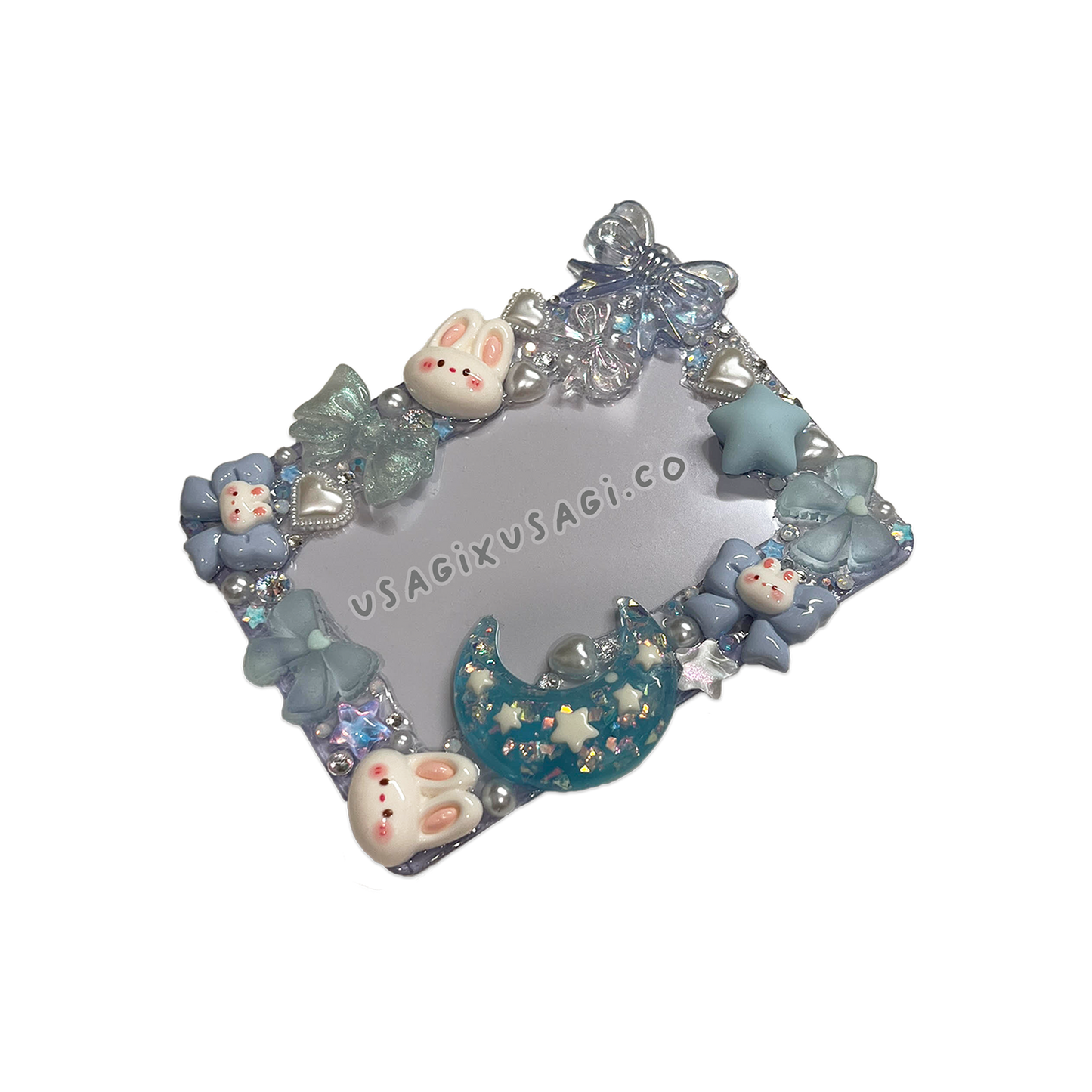 BLUE SOFT BUNNY BOWS DECODEN TOPLOADER