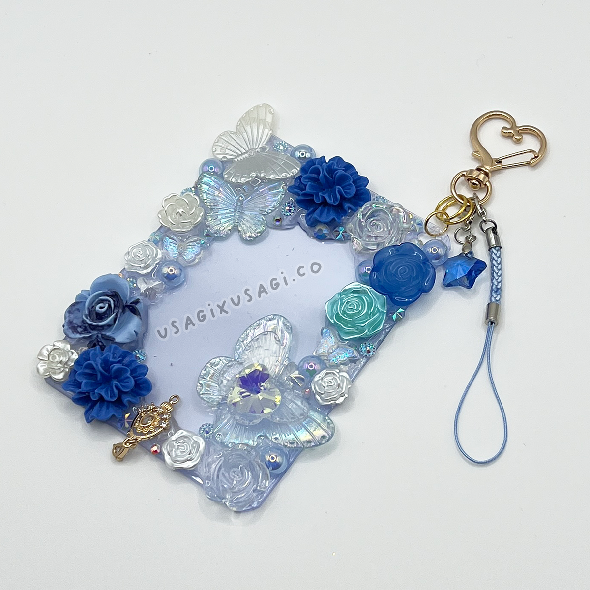 CRYSTAL ROSE GARDEN { BLUE } DECODEN TOPLOADER