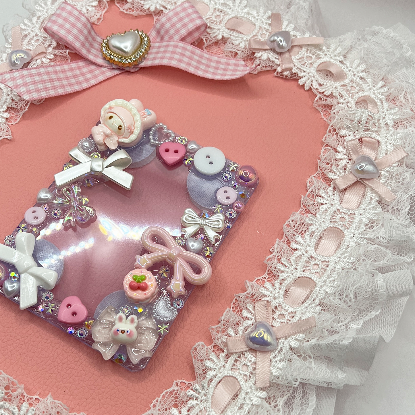 PINK BUNNYCORE DECODEN { MINI } TRADING CARD BINDER