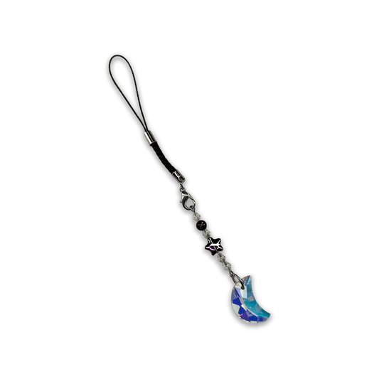 CRYSTAL MOON SPECIALTY PHONE CHARM - Usagi x Usagi, LLC - Keychains