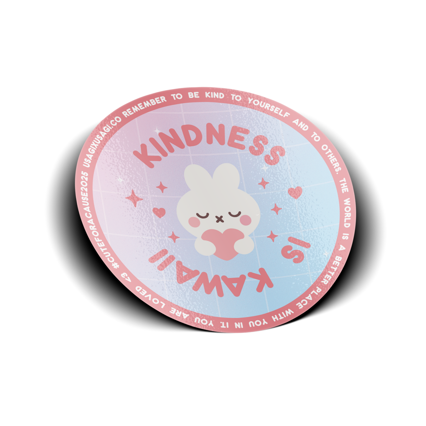 CYBER KAWAII WEEK EXCLUSIVE CHARITY STICKER - WATERPROOF GLITTER VINYL DECAL