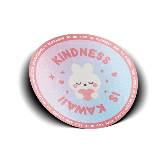 CYBER KAWAII WEEK EXCLUSIVE CHARITY STICKER - WATERPROOF GLITTER VINYL DECAL