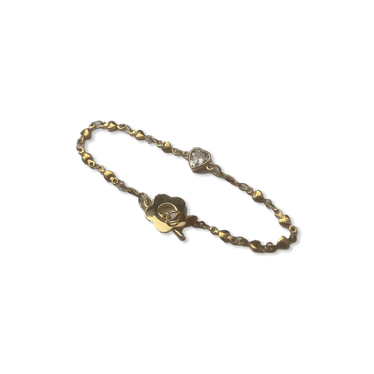 DAINTY { GOLD } SOFT LOVER BRACELET — kawaii Jewelry by Usagi x Usagi, LLC, cute decorative accessory