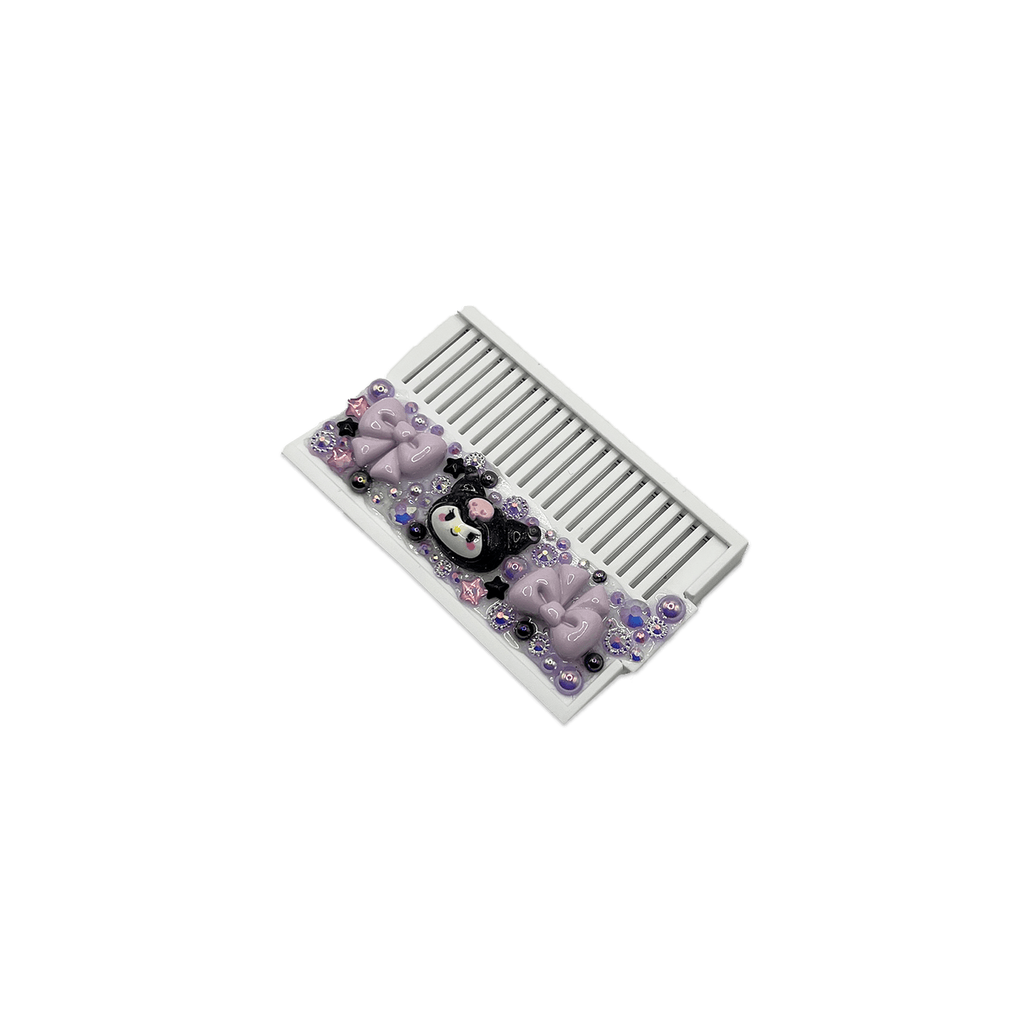DARK GOTHIC LOLITA DECODEN POCKET MIRROR COMB - Usagi x Usagi, LLC - Accessories