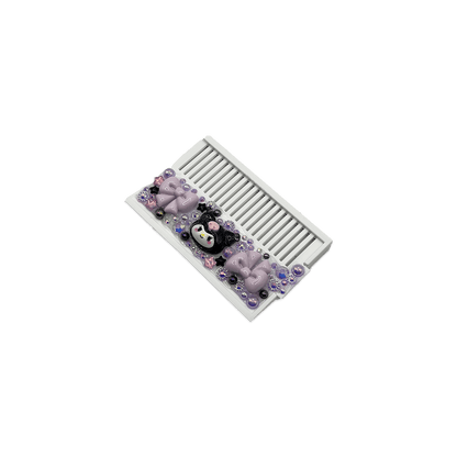 DARK GOTHIC LOLITA DECODEN POCKET MIRROR COMB - Usagi x Usagi, LLC - Accessories