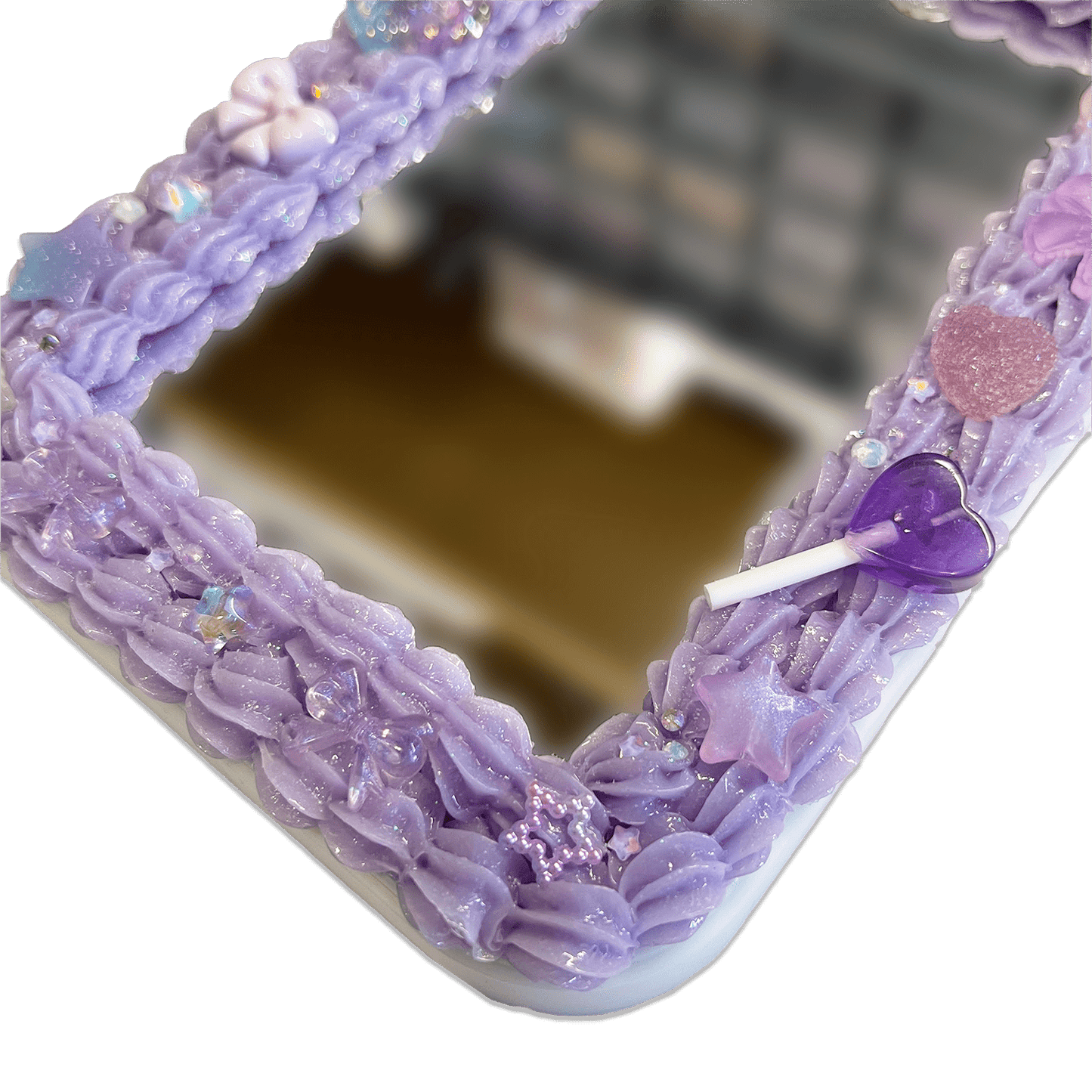 DARK LOLITA WHIPPED { LAVENDER CREAM } DECODEN MIRROR - Usagi x Usagi, LLC - Accessories