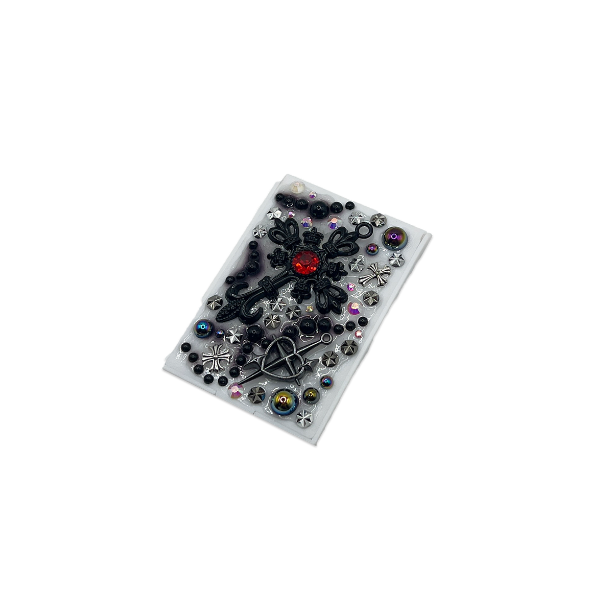 GOTHIC PRAYER { MINI } BLACK DECODEN POCKET MIRROR