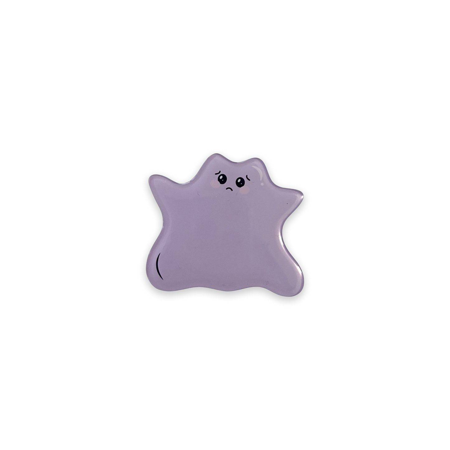 Crybaby Ditto Phone Grip design features Ditto Pokemon looking sad on a pop socket.