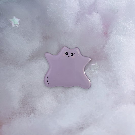 Crybaby Ditto Phone Grip design features Ditto Pokemon looking sad on a pop socket.