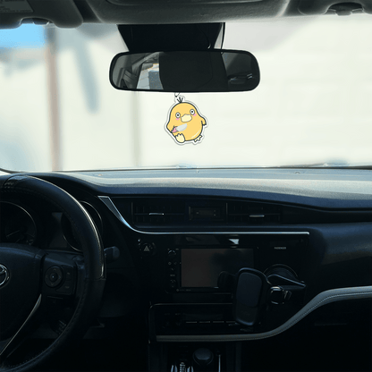 DUCKY WITH KNIFE CAR AIR FRESHENER - BLACK ICE - Usagi x Usagi, LLC - Air Freshener