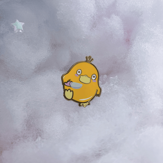 DUCKY WITH KNIFE ENAMEL PIN - Usagi x Usagi, LLC - Accessories