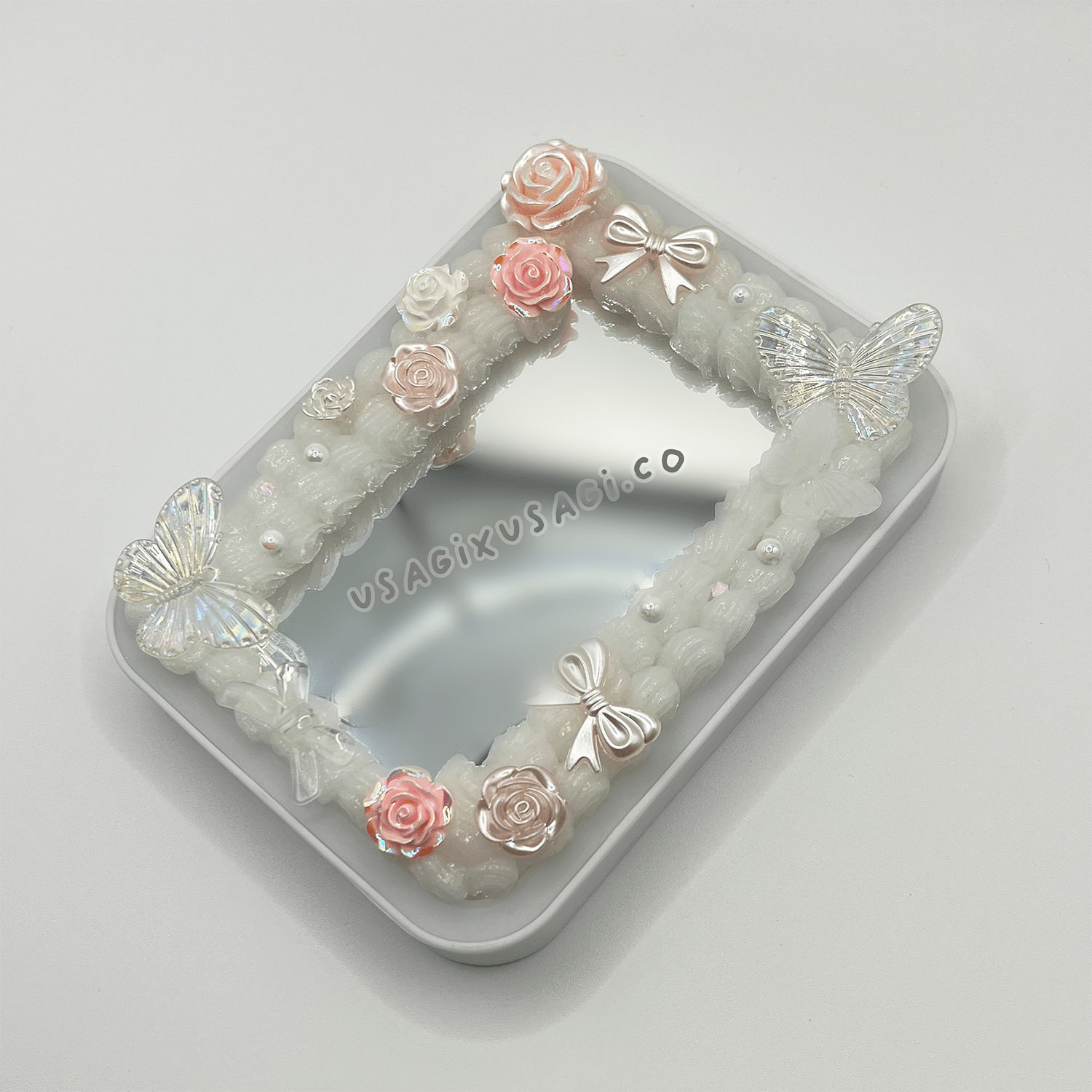 ENCHANTED FAIRY GARDEN LED WHIPPED DECODEN VANITY MIRROR - Usagi x Usagi, LLC - Accessories