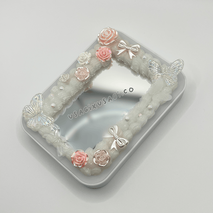 ENCHANTED FAIRY GARDEN LED WHIPPED DECODEN VANITY MIRROR - Usagi x Usagi, LLC - Accessories