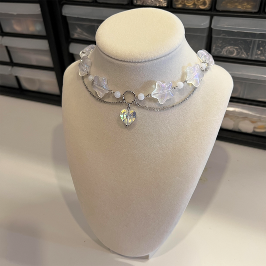 ETHEREAL DREAMS CRYSTAL HEART NECKLACE